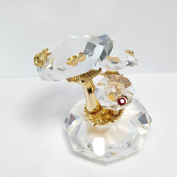 Swarovski 32% Full Lead Crystal Strass Collection Mushrooms & Ladybugs Orig Box - Picture 8 of 11